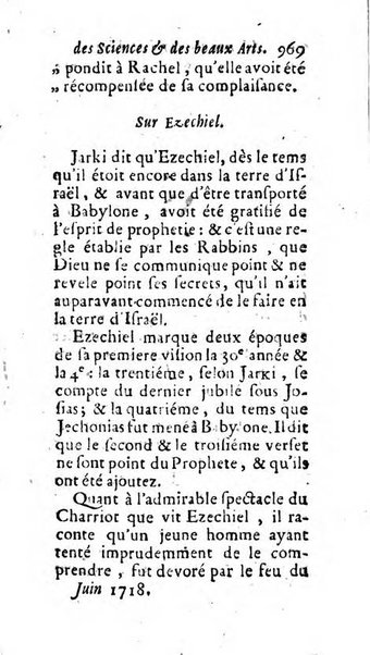 Mémoires pour l'histoire des sciences & des beaux-arts recüeillies par l'ordre de Son Altesse Serenissime Monseigneur Prince souverain de Dombes