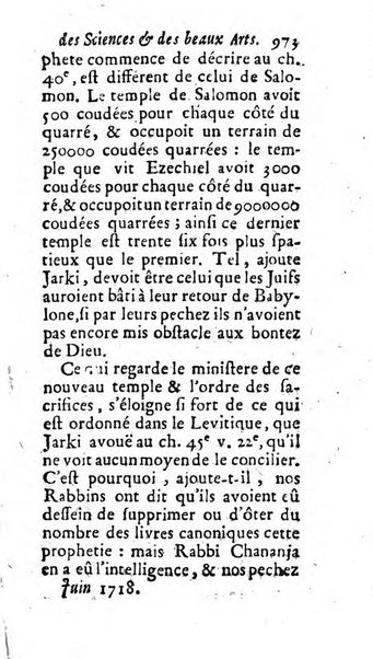 Mémoires pour l'histoire des sciences & des beaux-arts recüeillies par l'ordre de Son Altesse Serenissime Monseigneur Prince souverain de Dombes