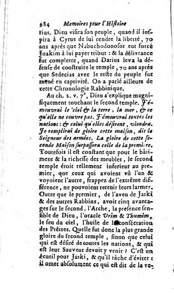 Mémoires pour l'histoire des sciences & des beaux-arts recüeillies par l'ordre de Son Altesse Serenissime Monseigneur Prince souverain de Dombes