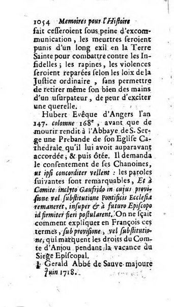 Mémoires pour l'histoire des sciences & des beaux-arts recüeillies par l'ordre de Son Altesse Serenissime Monseigneur Prince souverain de Dombes