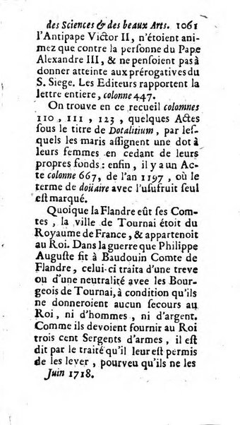 Mémoires pour l'histoire des sciences & des beaux-arts recüeillies par l'ordre de Son Altesse Serenissime Monseigneur Prince souverain de Dombes