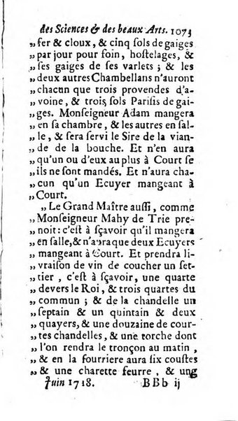 Mémoires pour l'histoire des sciences & des beaux-arts recüeillies par l'ordre de Son Altesse Serenissime Monseigneur Prince souverain de Dombes