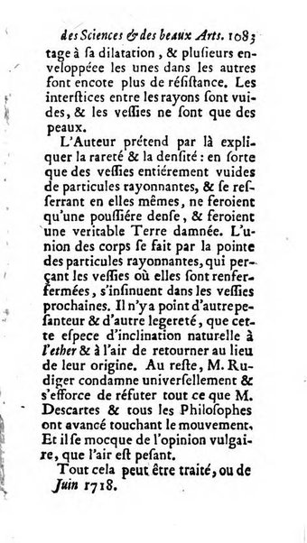 Mémoires pour l'histoire des sciences & des beaux-arts recüeillies par l'ordre de Son Altesse Serenissime Monseigneur Prince souverain de Dombes