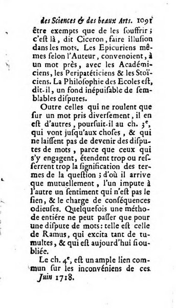 Mémoires pour l'histoire des sciences & des beaux-arts recüeillies par l'ordre de Son Altesse Serenissime Monseigneur Prince souverain de Dombes