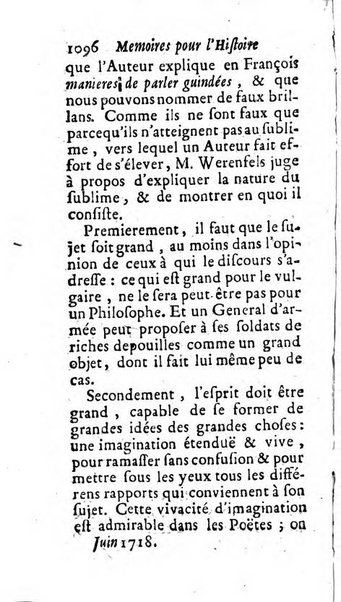 Mémoires pour l'histoire des sciences & des beaux-arts recüeillies par l'ordre de Son Altesse Serenissime Monseigneur Prince souverain de Dombes