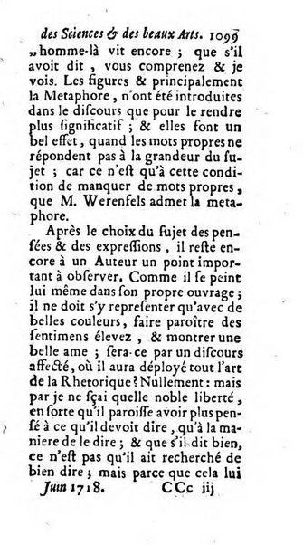 Mémoires pour l'histoire des sciences & des beaux-arts recüeillies par l'ordre de Son Altesse Serenissime Monseigneur Prince souverain de Dombes