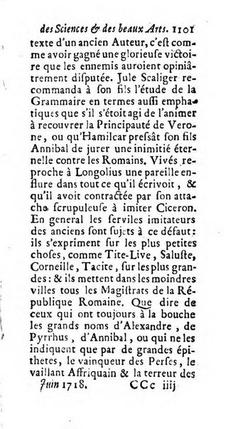 Mémoires pour l'histoire des sciences & des beaux-arts recüeillies par l'ordre de Son Altesse Serenissime Monseigneur Prince souverain de Dombes