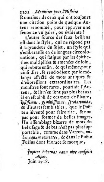 Mémoires pour l'histoire des sciences & des beaux-arts recüeillies par l'ordre de Son Altesse Serenissime Monseigneur Prince souverain de Dombes