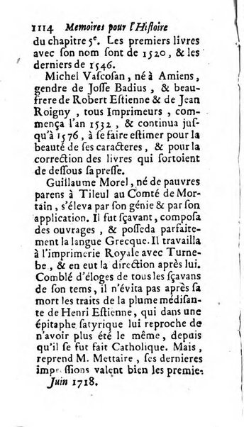 Mémoires pour l'histoire des sciences & des beaux-arts recüeillies par l'ordre de Son Altesse Serenissime Monseigneur Prince souverain de Dombes