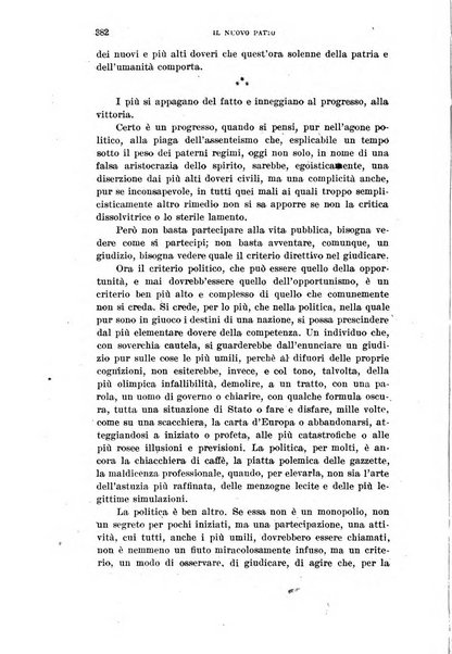 Il nuovo patto rassegna italiana di pensiero e di azione