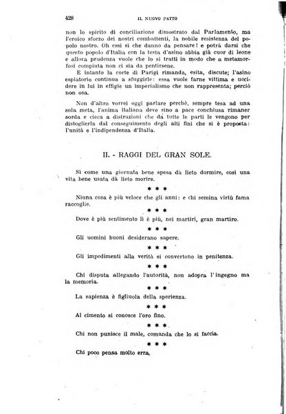 Il nuovo patto rassegna italiana di pensiero e di azione