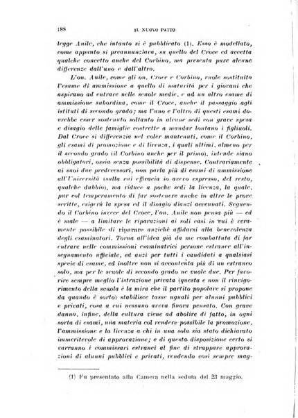 Il nuovo patto rassegna italiana di pensiero e di azione