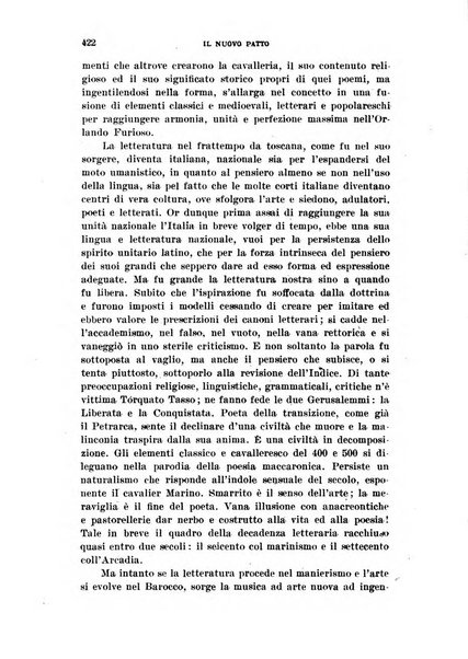 Il nuovo patto rassegna italiana di pensiero e di azione