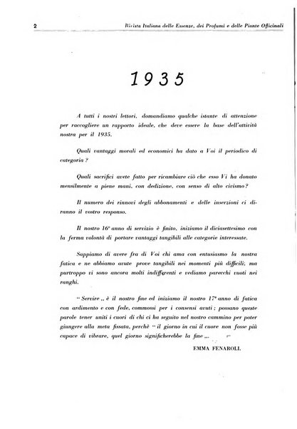 Rivista italiana delle essenze, dei profumi e delle piante officinali organo di propaganda del gruppo produttori materie aromatiche della Federazione nazionale fascista industrie chimiche ed affini