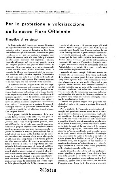 Rivista italiana delle essenze, dei profumi e delle piante officinali organo di propaganda del gruppo produttori materie aromatiche della Federazione nazionale fascista industrie chimiche ed affini