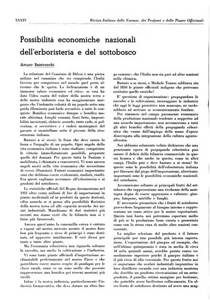 Rivista italiana delle essenze, dei profumi e delle piante officinali organo di propaganda del gruppo produttori materie aromatiche della Federazione nazionale fascista industrie chimiche ed affini