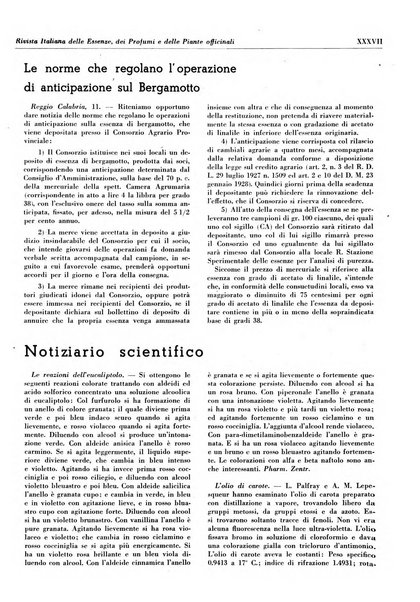 Rivista italiana delle essenze, dei profumi e delle piante officinali organo di propaganda del gruppo produttori materie aromatiche della Federazione nazionale fascista industrie chimiche ed affini