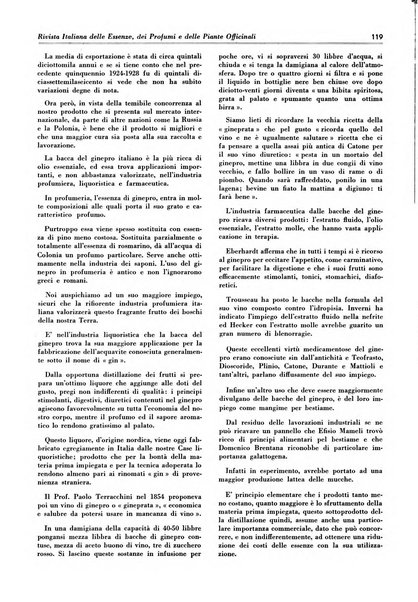 Rivista italiana delle essenze, dei profumi e delle piante officinali organo di propaganda del gruppo produttori materie aromatiche della Federazione nazionale fascista industrie chimiche ed affini