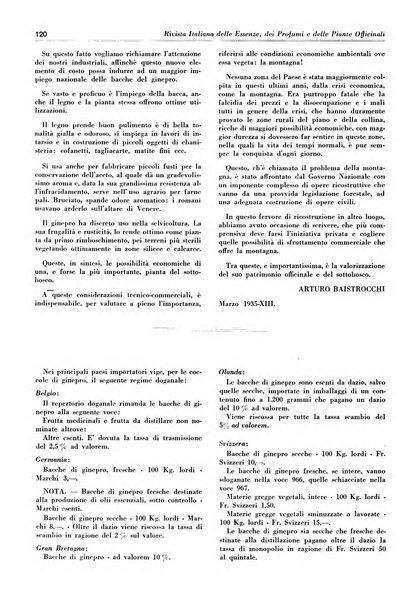 Rivista italiana delle essenze, dei profumi e delle piante officinali organo di propaganda del gruppo produttori materie aromatiche della Federazione nazionale fascista industrie chimiche ed affini