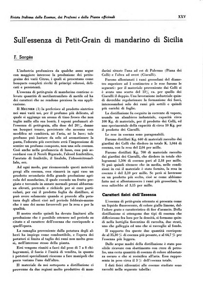 Rivista italiana delle essenze, dei profumi e delle piante officinali organo di propaganda del gruppo produttori materie aromatiche della Federazione nazionale fascista industrie chimiche ed affini