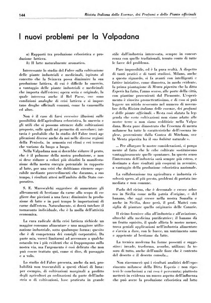 Rivista italiana delle essenze, dei profumi e delle piante officinali organo di propaganda del gruppo produttori materie aromatiche della Federazione nazionale fascista industrie chimiche ed affini