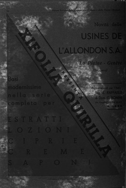 Rivista italiana delle essenze, dei profumi e delle piante officinali organo di propaganda del gruppo produttori materie aromatiche della Federazione nazionale fascista industrie chimiche ed affini