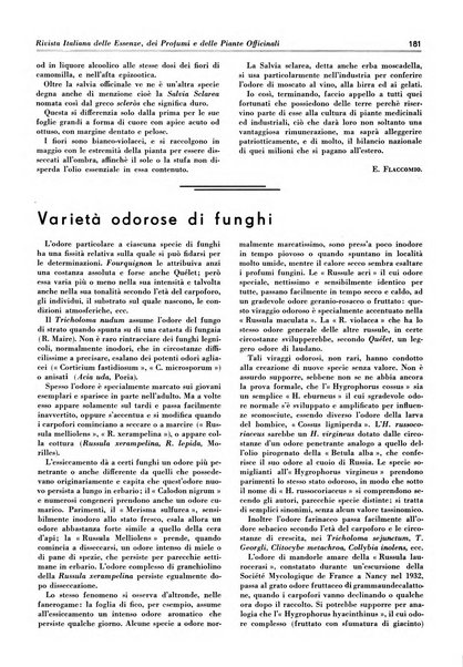 Rivista italiana delle essenze, dei profumi e delle piante officinali organo di propaganda del gruppo produttori materie aromatiche della Federazione nazionale fascista industrie chimiche ed affini