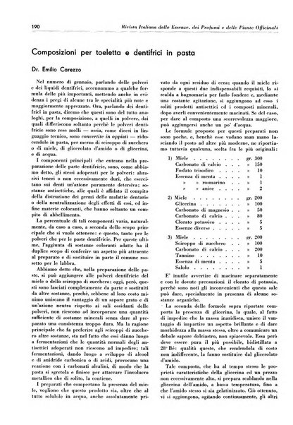 Rivista italiana delle essenze, dei profumi e delle piante officinali organo di propaganda del gruppo produttori materie aromatiche della Federazione nazionale fascista industrie chimiche ed affini