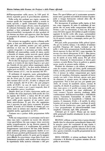 Rivista italiana delle essenze, dei profumi e delle piante officinali organo di propaganda del gruppo produttori materie aromatiche della Federazione nazionale fascista industrie chimiche ed affini