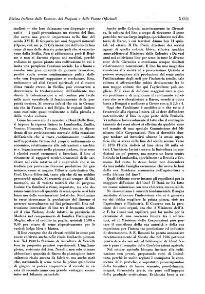 Rivista italiana delle essenze, dei profumi e delle piante officinali organo di propaganda del gruppo produttori materie aromatiche della Federazione nazionale fascista industrie chimiche ed affini