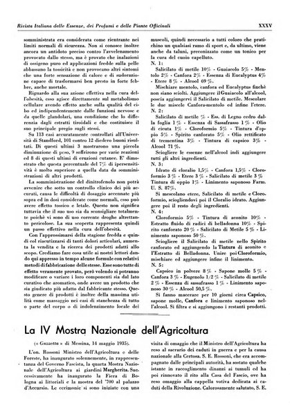 Rivista italiana delle essenze, dei profumi e delle piante officinali organo di propaganda del gruppo produttori materie aromatiche della Federazione nazionale fascista industrie chimiche ed affini