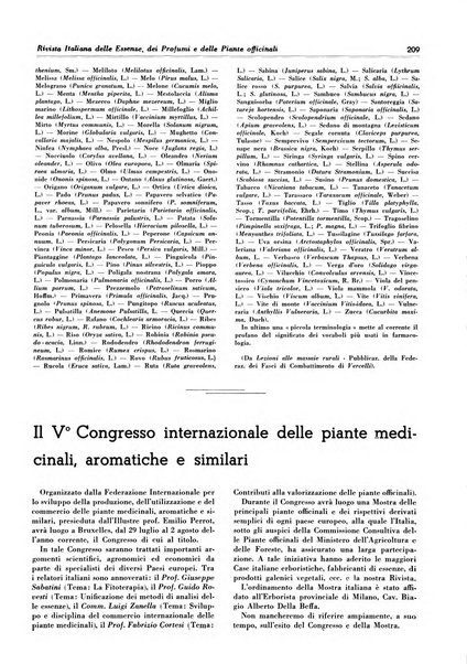 Rivista italiana delle essenze, dei profumi e delle piante officinali organo di propaganda del gruppo produttori materie aromatiche della Federazione nazionale fascista industrie chimiche ed affini