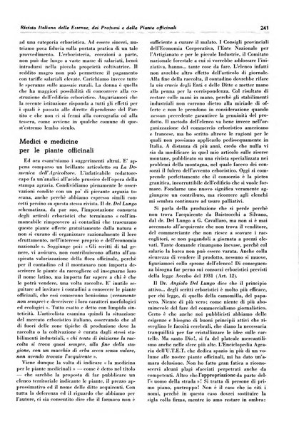 Rivista italiana delle essenze, dei profumi e delle piante officinali organo di propaganda del gruppo produttori materie aromatiche della Federazione nazionale fascista industrie chimiche ed affini