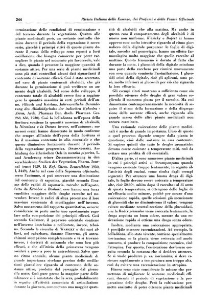 Rivista italiana delle essenze, dei profumi e delle piante officinali organo di propaganda del gruppo produttori materie aromatiche della Federazione nazionale fascista industrie chimiche ed affini