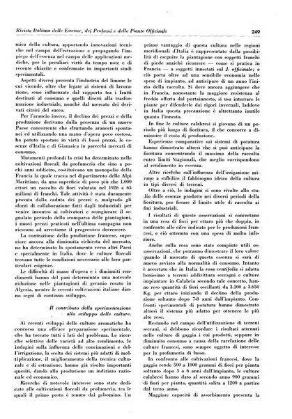 Rivista italiana delle essenze, dei profumi e delle piante officinali organo di propaganda del gruppo produttori materie aromatiche della Federazione nazionale fascista industrie chimiche ed affini