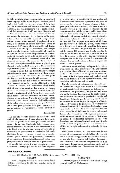 Rivista italiana delle essenze, dei profumi e delle piante officinali organo di propaganda del gruppo produttori materie aromatiche della Federazione nazionale fascista industrie chimiche ed affini