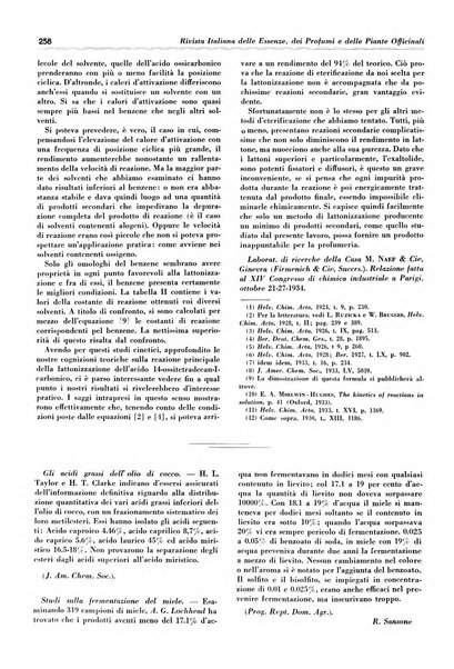 Rivista italiana delle essenze, dei profumi e delle piante officinali organo di propaganda del gruppo produttori materie aromatiche della Federazione nazionale fascista industrie chimiche ed affini