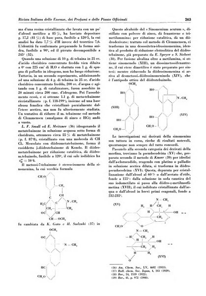 Rivista italiana delle essenze, dei profumi e delle piante officinali organo di propaganda del gruppo produttori materie aromatiche della Federazione nazionale fascista industrie chimiche ed affini