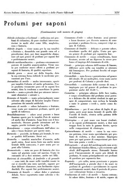 Rivista italiana delle essenze, dei profumi e delle piante officinali organo di propaganda del gruppo produttori materie aromatiche della Federazione nazionale fascista industrie chimiche ed affini