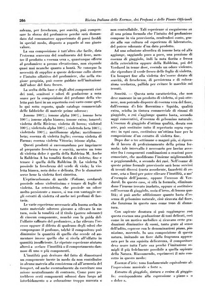 Rivista italiana delle essenze, dei profumi e delle piante officinali organo di propaganda del gruppo produttori materie aromatiche della Federazione nazionale fascista industrie chimiche ed affini