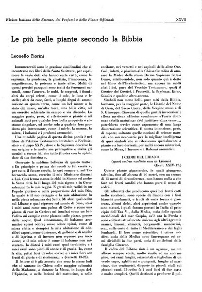 Rivista italiana delle essenze, dei profumi e delle piante officinali organo di propaganda del gruppo produttori materie aromatiche della Federazione nazionale fascista industrie chimiche ed affini