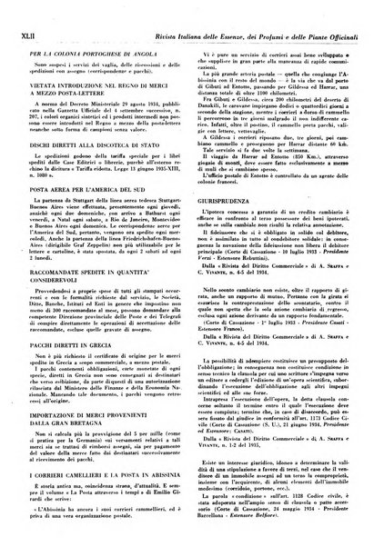 Rivista italiana delle essenze, dei profumi e delle piante officinali organo di propaganda del gruppo produttori materie aromatiche della Federazione nazionale fascista industrie chimiche ed affini