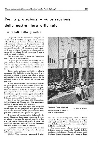 Rivista italiana delle essenze, dei profumi e delle piante officinali organo di propaganda del gruppo produttori materie aromatiche della Federazione nazionale fascista industrie chimiche ed affini