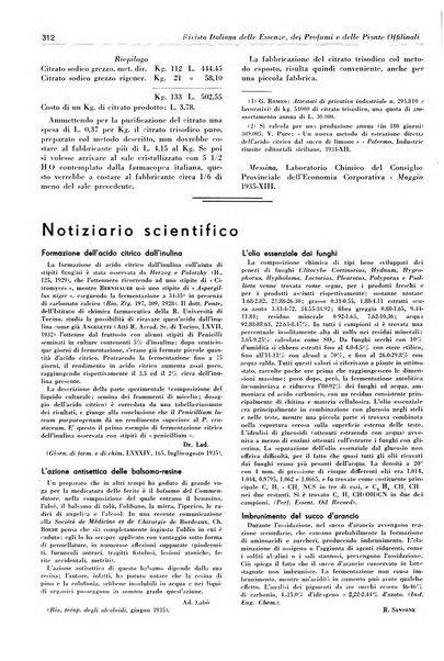 Rivista italiana delle essenze, dei profumi e delle piante officinali organo di propaganda del gruppo produttori materie aromatiche della Federazione nazionale fascista industrie chimiche ed affini