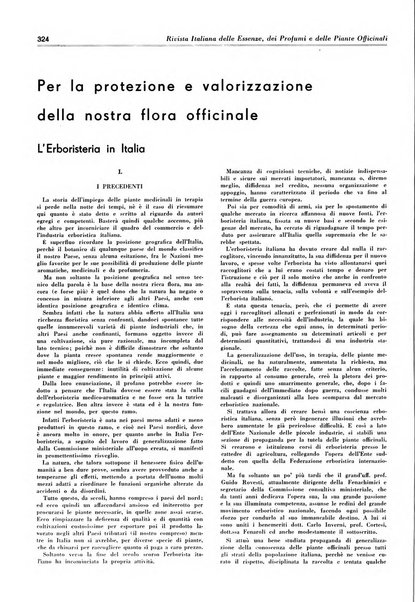 Rivista italiana delle essenze, dei profumi e delle piante officinali organo di propaganda del gruppo produttori materie aromatiche della Federazione nazionale fascista industrie chimiche ed affini