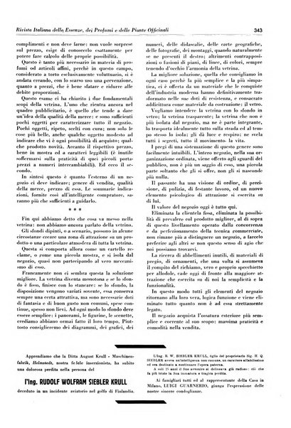 Rivista italiana delle essenze, dei profumi e delle piante officinali organo di propaganda del gruppo produttori materie aromatiche della Federazione nazionale fascista industrie chimiche ed affini