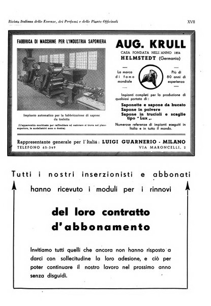 Rivista italiana delle essenze, dei profumi e delle piante officinali organo di propaganda del gruppo produttori materie aromatiche della Federazione nazionale fascista industrie chimiche ed affini