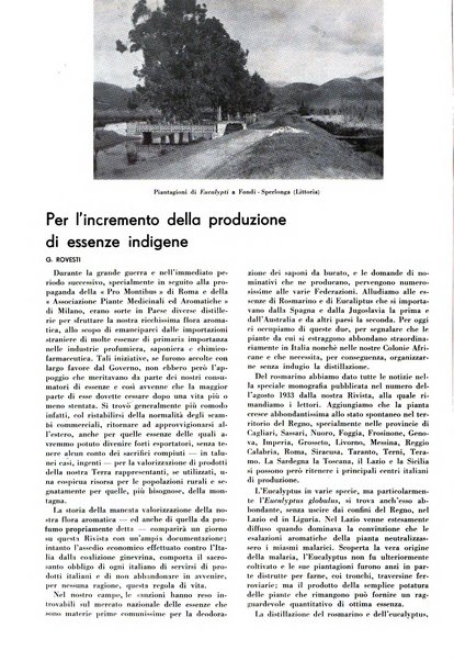 Rivista italiana delle essenze, dei profumi e delle piante officinali organo di propaganda del gruppo produttori materie aromatiche della Federazione nazionale fascista industrie chimiche ed affini