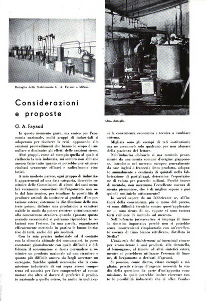 Rivista italiana delle essenze, dei profumi e delle piante officinali organo di propaganda del gruppo produttori materie aromatiche della Federazione nazionale fascista industrie chimiche ed affini