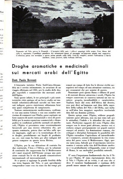 Rivista italiana delle essenze, dei profumi e delle piante officinali organo di propaganda del gruppo produttori materie aromatiche della Federazione nazionale fascista industrie chimiche ed affini